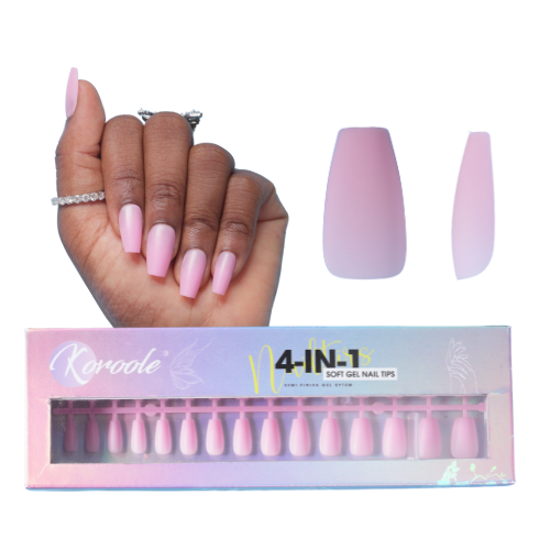 Pink Perfection - Short Coffin Press-On Nails